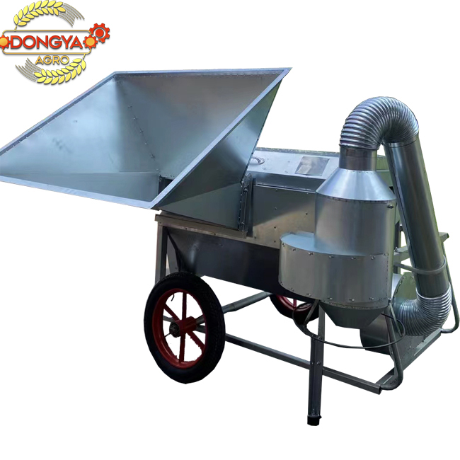 1500KG per hour double roller stainless multip thresher 